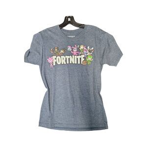 Fortnite Blue Cartoon Character Tee Shirt Size Small